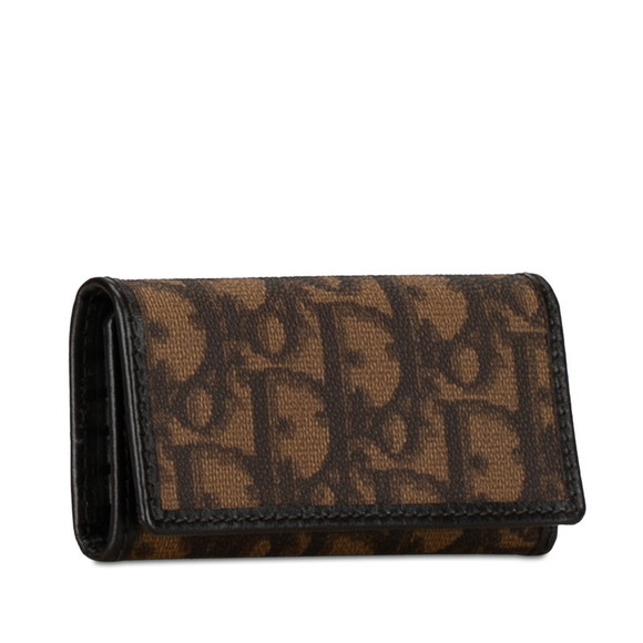 Dior Case Brown Trotter Key PVC - Picture 1 of 8
